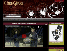 Tablet Screenshot of codegeass.us